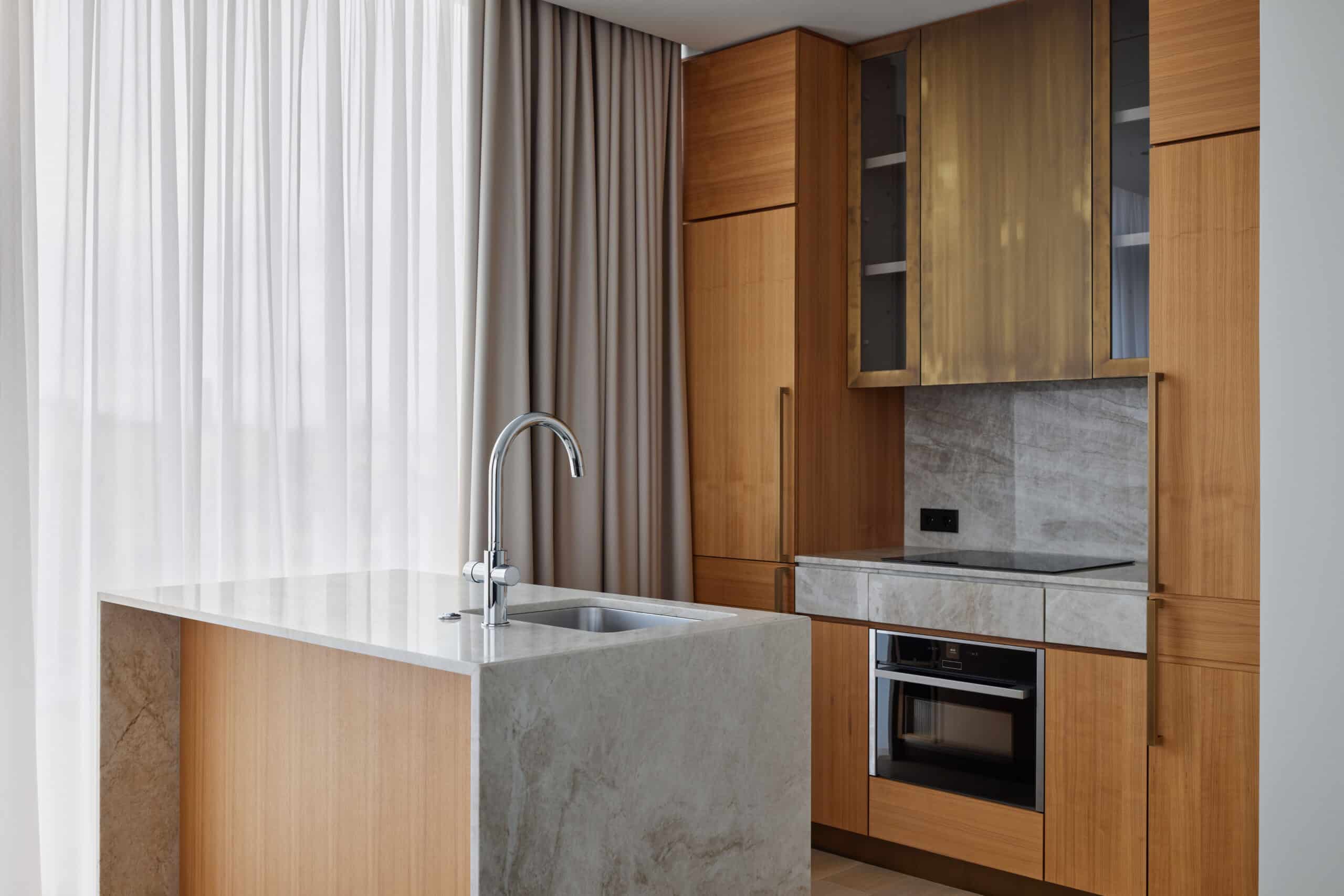 Quarz-Küchenarbeitsplatte