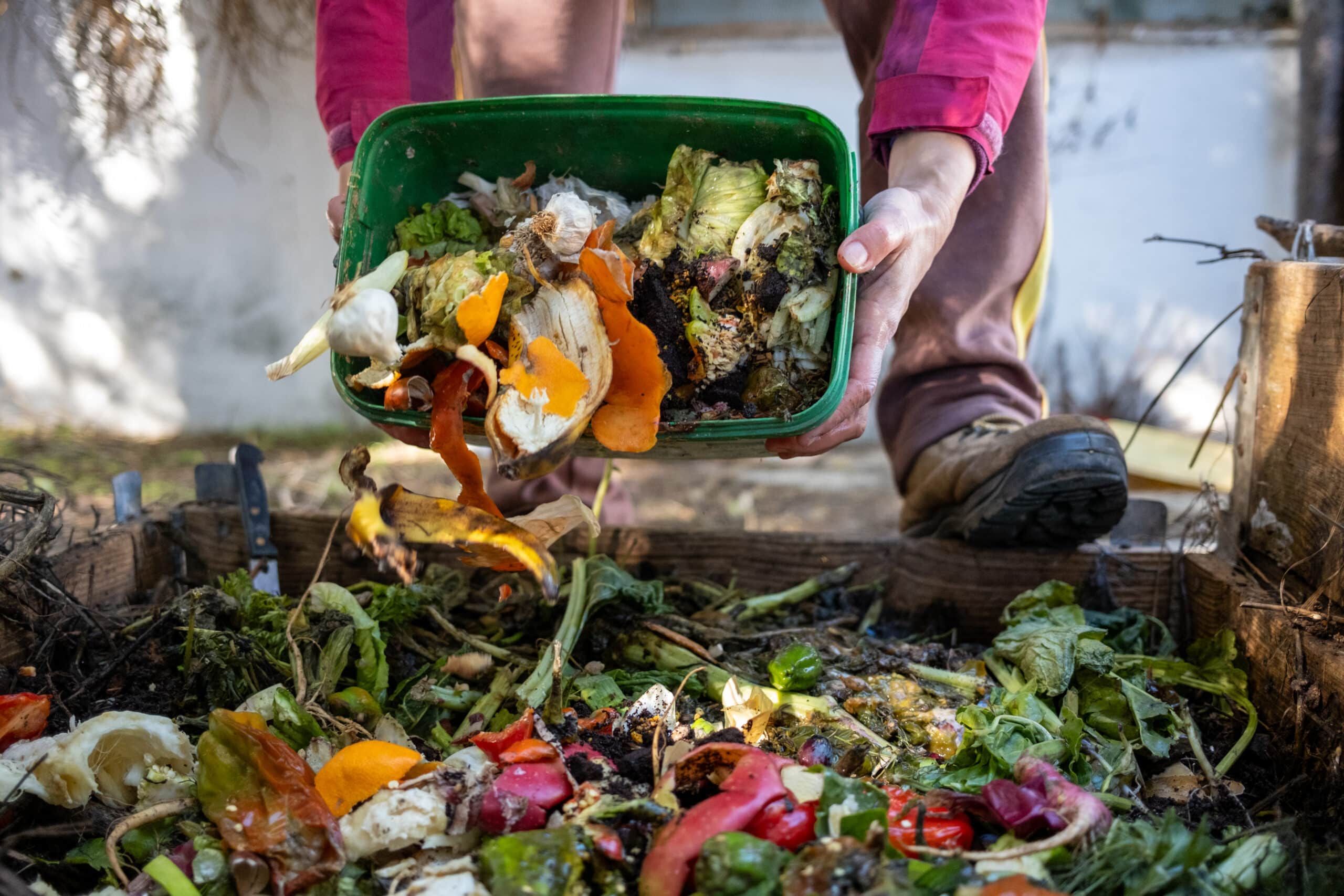 Beschleunigung der Kompostierung mit Küchenabfällen